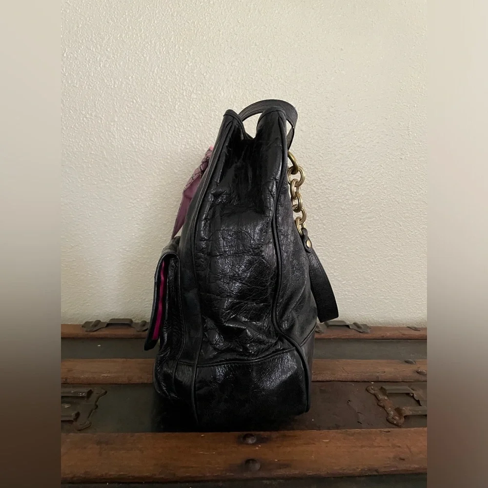 Vintage Coach Poppy collection genuine leather handbag purse ~ - Picture 2 of 16